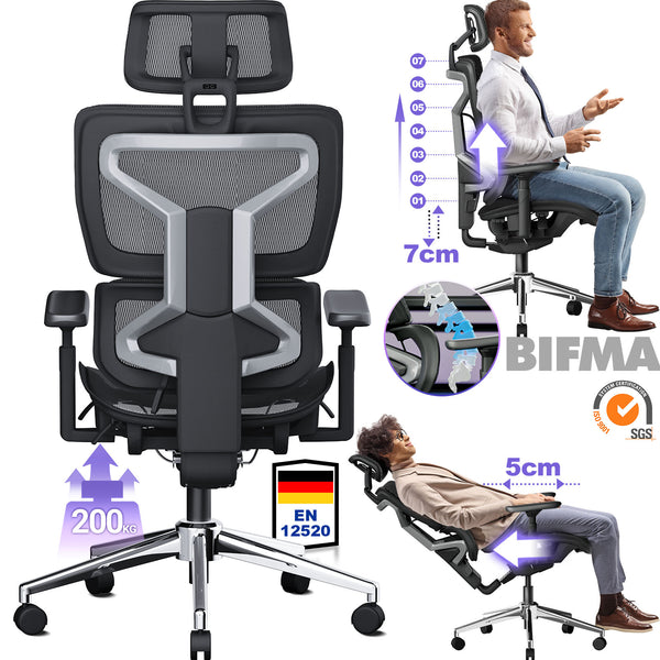 BASETBL ERGOGAME PRO MAX Heavy Duty 400LBS Ergonomic Office Gaming Chair-F059